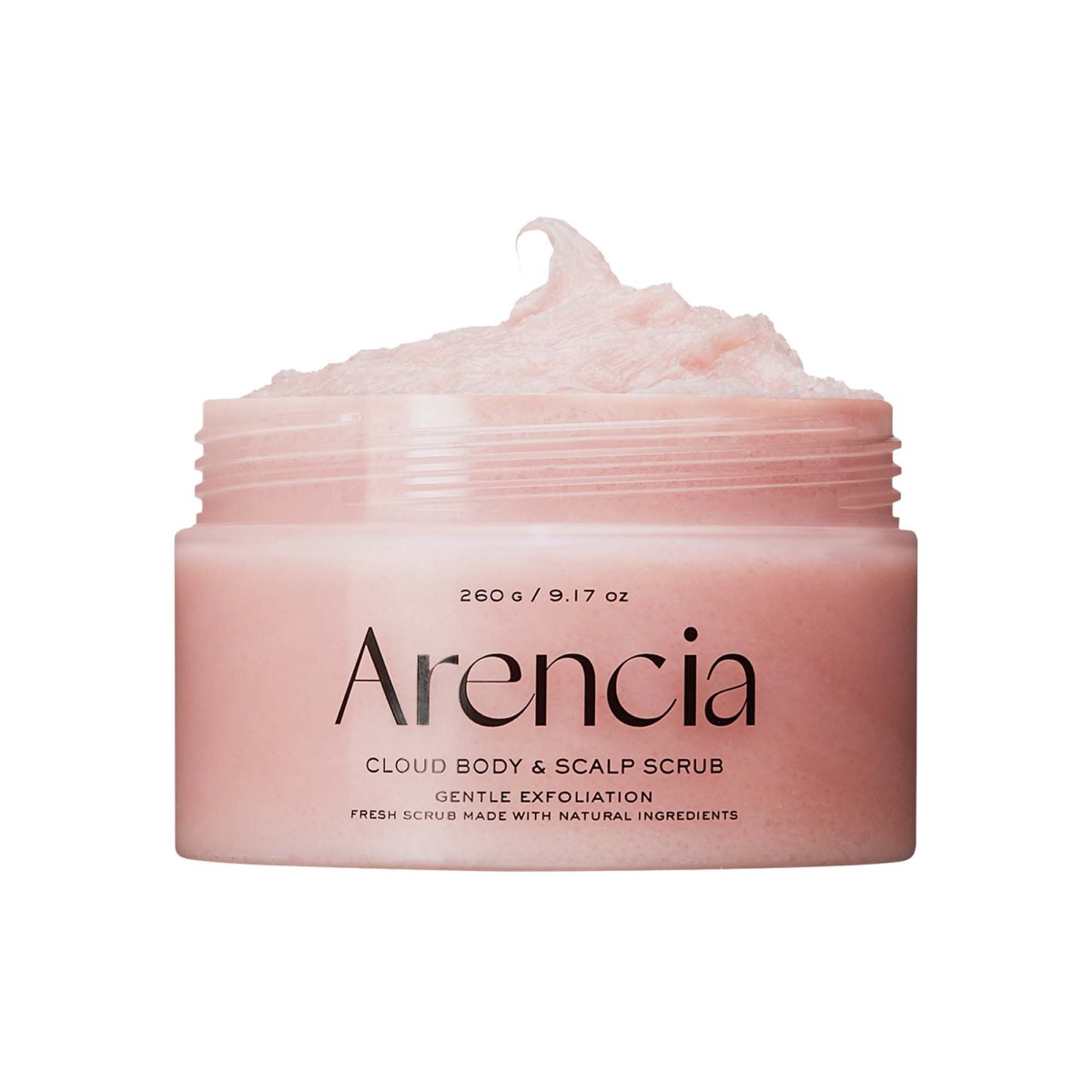 Body & Scalp Scrub Lavender & Pear · Arencia | MiiN Cosmetics