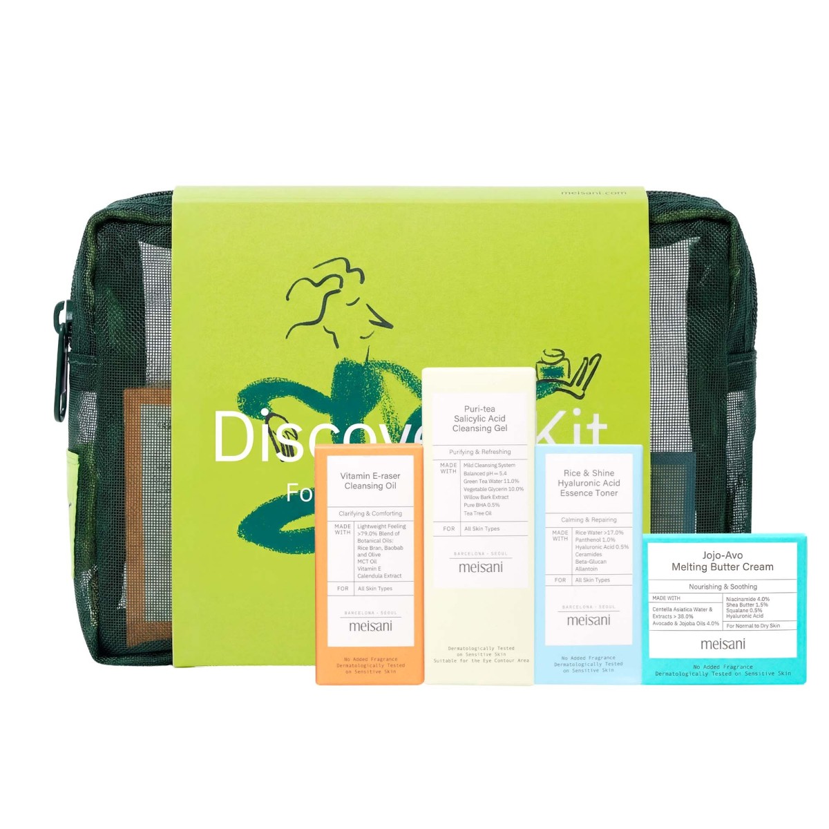 Discovery Kit Normal to Dry Skin · Meisani | MiiN Cosmetics