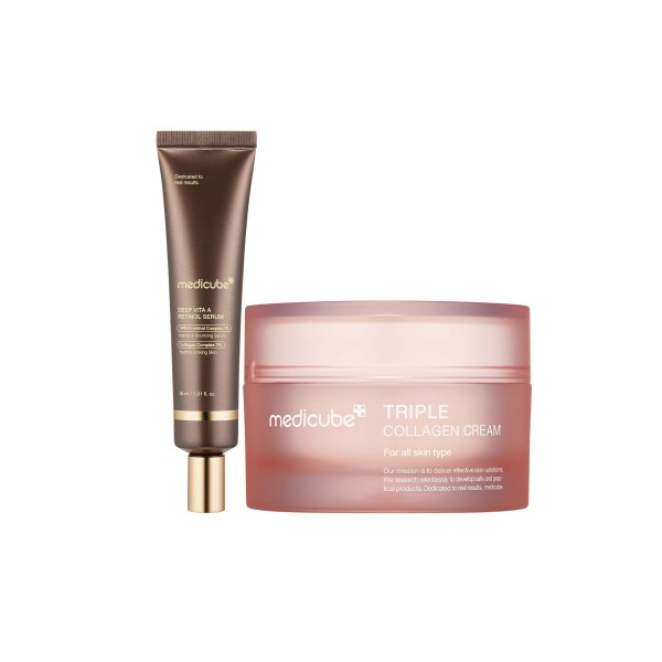 Dúo Antiedad con Retinol + Colágeno de Medicube