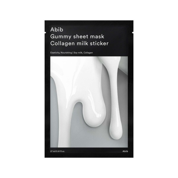 Mascarilla Gummy Sheet Mask Collagen Milk Sticker · Abib | MiiN Cosmetics
