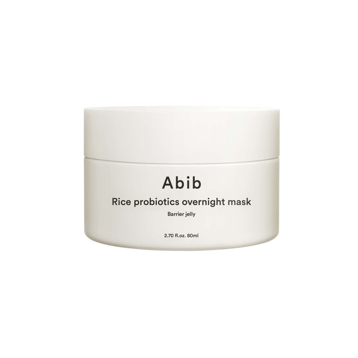 Mascarilla Rice Probiotics Overnight Mask Barrier Jelly · Abib | MiiN Cosmetics
