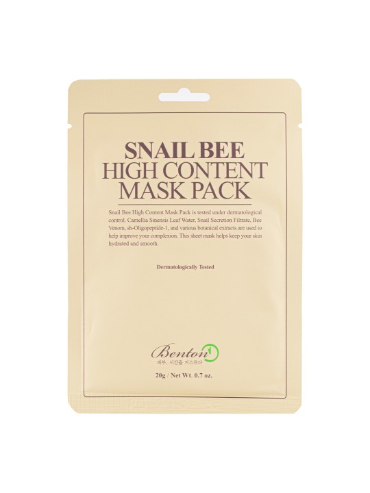 Snail Bee High Content Mask - Benton | MiiN