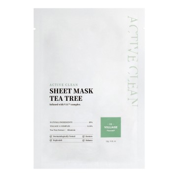 Balancing Tissue Mask with Tea Tree and Allantoin - Village 11 | MiiN Cosmetics