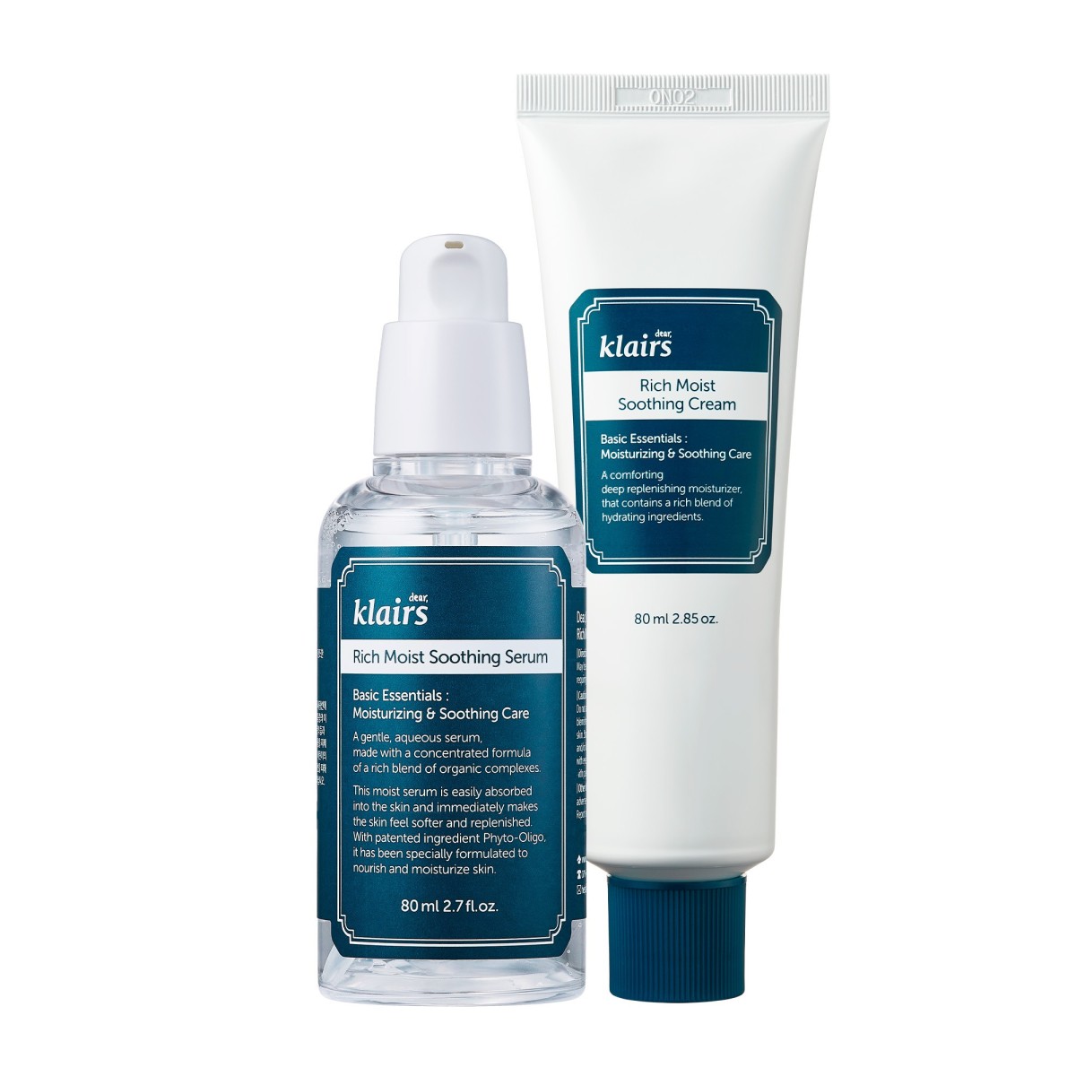Dúo Hidratación + Calma de Klairs | MiiN Cosmetics