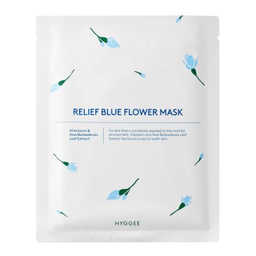 Relief Blue Flower Mask - Hyggee | MiiN Cosmetics