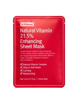 Mascarilla Natural Vitamin 21.5% · By Wishtrend | MiiN Cosmetics