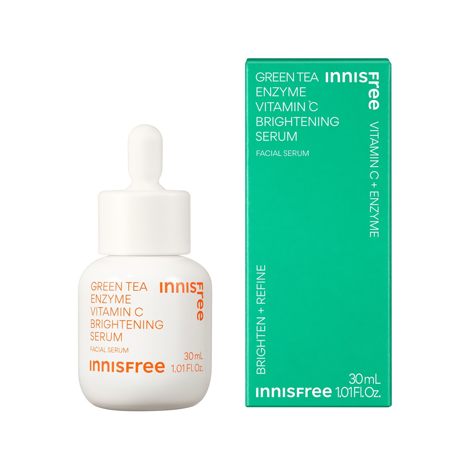 Green Tea Enzyme Vitamin C Brightening Serum · innisfree | MiiN Cosmetics