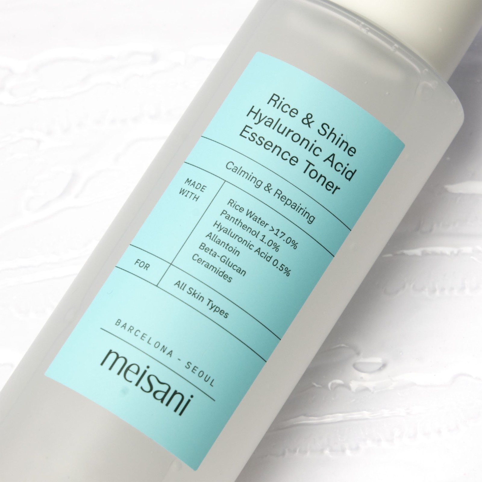 Rice & Shine Hyaluronic Acid Essence Toner - Meisani | MiiN