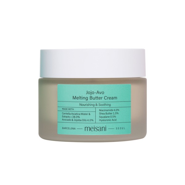 Crema hidratante nutritiva con aguacate y CICA - Meisani | MiiN Cosmetics