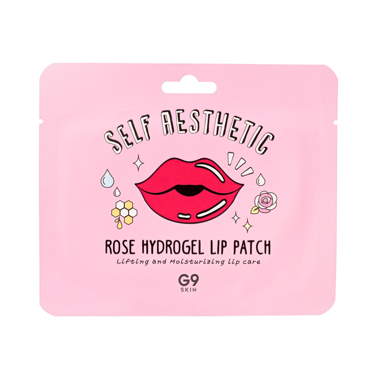 Self Aesthetic Rose Hydrogel Lip Patch - G9SKIN | MiiN