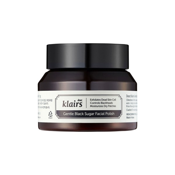 Gentle Black Sugar Facial Polish - Klairs | MiiN Cosmetics