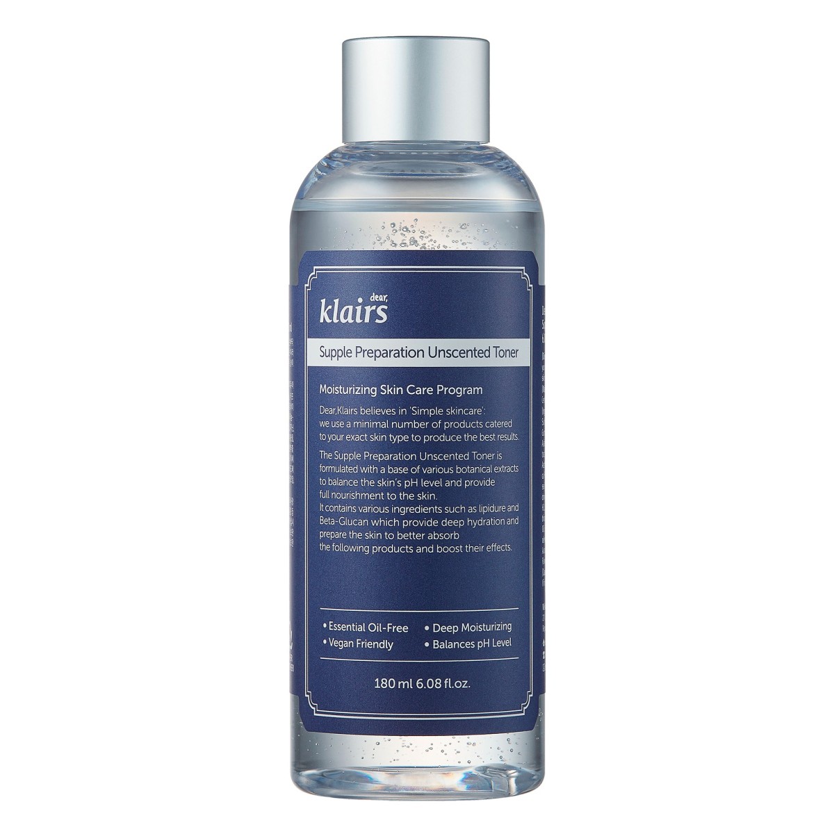 Supple Preparation Unscented Facial Toner - Klairs | MiiN Cosmetics